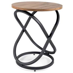 Přístavný stolek IUS 3 dub artisan/černá obraz