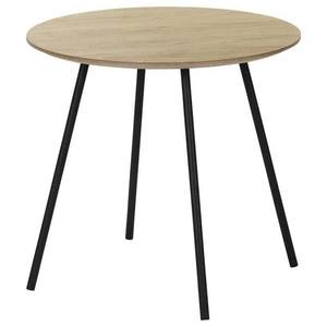 Přístavný stolek CANNETO dub/černá obraz