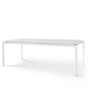 Stůl MORE, 100 x 220 cm, bílý laminát a bílá základna - Eva Solo obraz