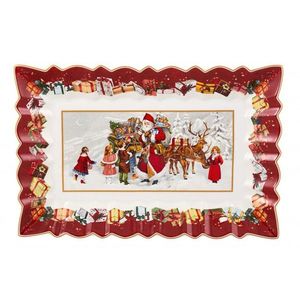 Obdélníková desingová mísa s motivem Santa Clause, 35x23x3.5 cm, kolekce Toy's Fantasy - Villeroy & Boch obraz