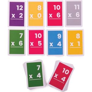 Bigjigs Toys Kartičky násobení CARD 7 - 12 vícebarevné obraz