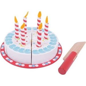 Bigjigs Toys Krájecí narozeninový dort CAKE obraz