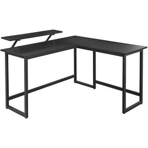 Rohový psací stůl Vasagle Corner černý obraz
