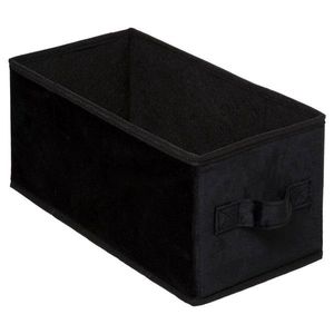 DekorStyle Textilní box 15 cm černý obraz