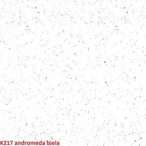 ArtExt Rohová pracovní deska - 38 mm 38 mm: Andromeda biela K217 GG lesk obraz