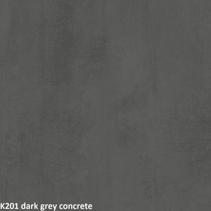 ArtExt Rohová pracovní deska - 38 mm 38 mm: Dark Grey Concrete K201 RS obraz