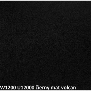 ArtExt Rohová pracovní deska - 38 mm 38 mm: Černý Mat Volcan W 1200 - U12000 obraz