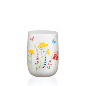 Crystalex váza Herbs bílá 180 mm obraz