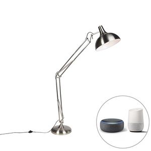 Chytrá stojací lampa ocelová včetně Wifi A60 - Hobby obraz