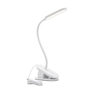 B.V. - LED Stmívatelná stolní lampa s klipem LED/2, 5W/5V bílá obraz