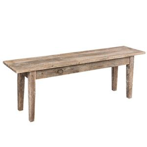 Dřevěná lavice s patinou - 120*28*43 cm 5H0334 obraz