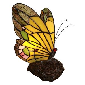 Stolní lampa Tiffany Butterfly - 15*15*27 cm 5LL-6009 obraz