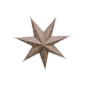Karamelová papírová hvězda Vintage - 22 cm 51088104 (51881-04) obraz