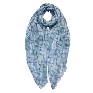 Šedý dámský šátek se vzorem- 70*180 cm JZSC0708 obraz