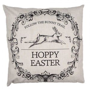 Povlak na polštář s králíkem Hoppy Easter - 45*45cm RFL22 obraz
