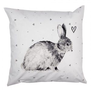 Povlak na polštář s králíčkem a srdíčky Bunnies in Love - 45*45 cm BSL23 obraz