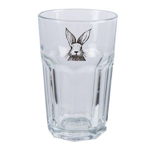 Sklenička na vodu s králíčkem Rabbit Cartoon - Ø 7*12 cm / 300 ml RAEGL0004 obraz