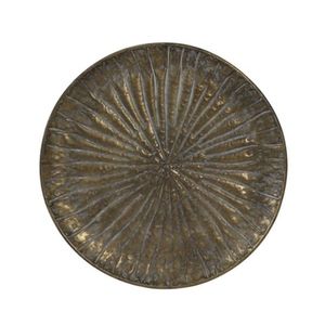 Bronzový kovový podnos se vzorem Hovag antique - Ø 31*3, 5 cm 6308418 obraz