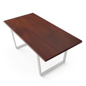 Blumfeldt Bearsdon Jídelní stůl | moderní podkrovní stůl s povrchem z překližky | 180 x 90 cm | teakový vzhled | do kuchyně a jídelny | splňuje evropské normy obraz