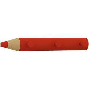Věšák Ve Tvaru Tužky Š: 37cm, Červený obraz
