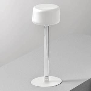 OleV Designová stolní lampa OLEV Tee s dobíjecí baterií, bílá obraz