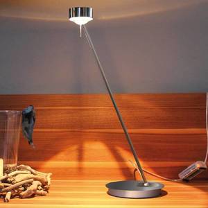 Top Light Stmívatelná stolní lampa PUK TABLE, chrom obraz