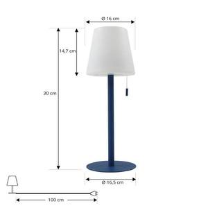 Lindby Nabíjecí lampa Lindby Azalea LED, laditelná bílá, modrá obraz