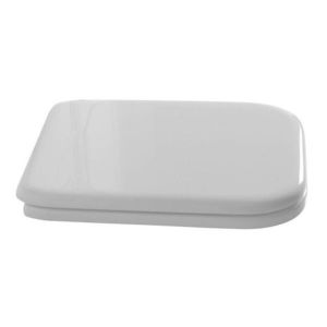 KERASAN WALDORF WC sedátko, Soft Close, bílá/chrom 418801 obraz