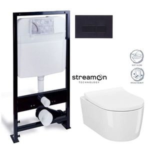 CERSANIT Závěsná WC mísa INVERTO se systémem STREAM ON, bez sedátka K671-001 obraz