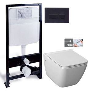 JIKA Pure Závěsné WC s hlubokým splachováním, Antibak, bílá H8204230000001 obraz