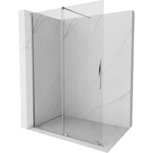 MEXEN/S Velar posuvné sprchové dveře Walk-in 140, transparent, chrom 871-140-000-03-01 obraz