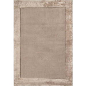 Světle hnědý ručně tkaný koberec s příměsí vlny 200x290 cm Ascot – Asiatic Carpets obraz