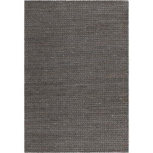 Antracitový ručně tkaný jutový koberec 200x290 cm Oakley – Asiatic Carpets obraz