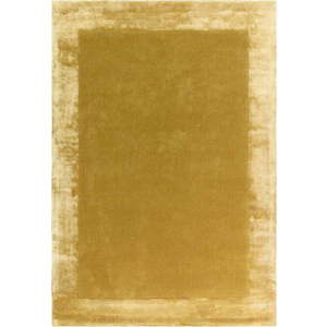 Okrově žlutý ručně tkaný koberec s příměsí vlny 200x290 cm Ascot – Asiatic Carpets obraz