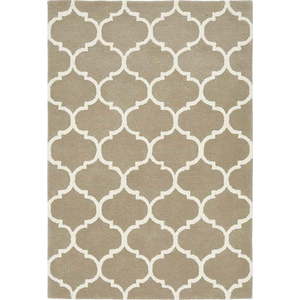 Světle hnědý ručně tkaný vlněný koberec 200x290 cm Albany – Asiatic Carpets obraz