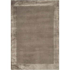 Hnědý ručně tkaný koberec s příměsí vlny 80x150 cm Ascot – Asiatic Carpets obraz