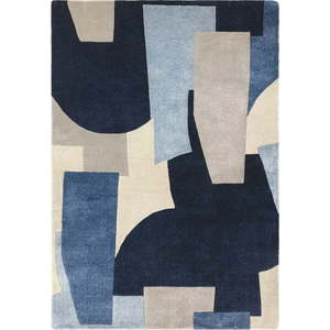 Modrý ručně tkaný koberec z recyklovaných vláken 200x290 cm Romy – Asiatic Carpets obraz
