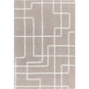 Světle šedý ručně tkaný vlněný koberec 160x230 cm Ada – Asiatic Carpets obraz