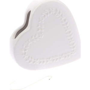 Bílý keramický zvlhčovač vzduchu Dakls Heart obraz