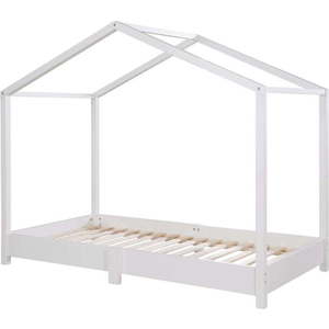 Bílá domečková dětská postel 70x140 cm Montessori – Roba obraz