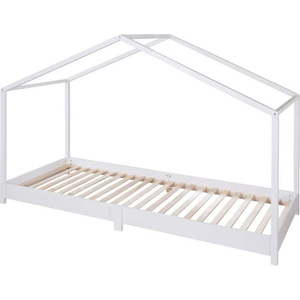 Bílá domečková dětská postel 90x200 cm Montessori – Roba obraz