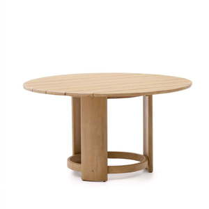 Kulatý zahradní jídelní stůl z eukalyptového dřeva ø 140 cm Xoriguer – Kave Home obraz