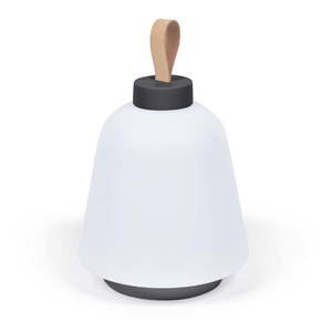 Bílá plastová LED stmívatelná stolní lampa (výška 24 cm) Udiya – Kave Home obraz