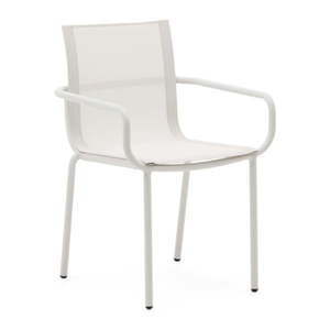 Bílá kovová zahradní židle Galdana – Kave Home obraz