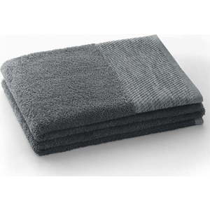 Tmavě šedý froté bavlněný ručník 50x90 cm Aria – AmeliaHome obraz