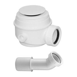 OMNIRES sifon pro vany a sprchové vaničky průměr 52 mm, bílá lesk /BP/ WB01XBP obraz