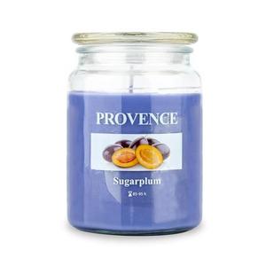 Provence Vonná svíčka ve skle 95 hodin švestka obraz