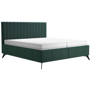 Manželská postel Vivien, 160x200, Tmavě Zelená obraz