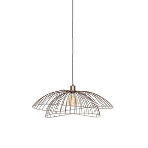 Designová závěsná lampa bronzová 45 cm - Pua obraz