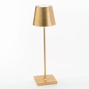 Zafferano Zafferano Poldina LED stolní lampa na baterie zlatá dekorace obraz